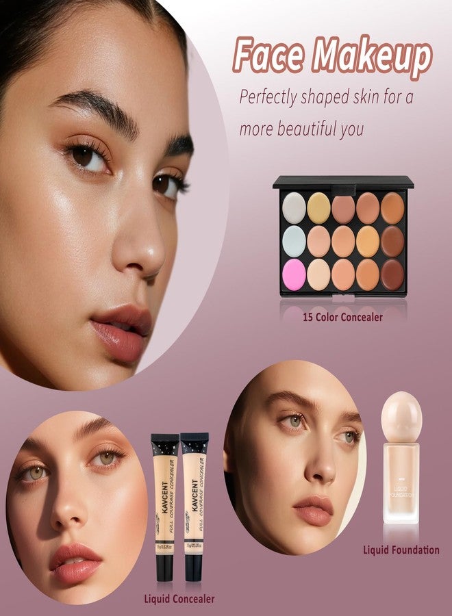 KAVCENT Makeup Set for Teens Makeup Kit for Teens Women full Kit Makeup Kits for Teenagers Makeup Gift Set for Teen Girls Women Christmas - Image 4